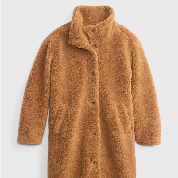 relaxed sherpa coat